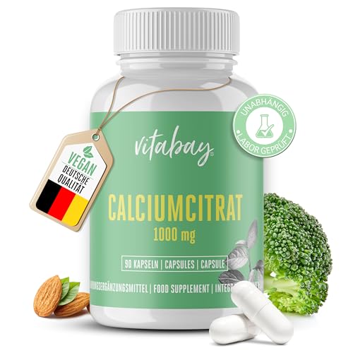 Vitabay Calcium hochdosiert 1000mg VEGAN - 90...