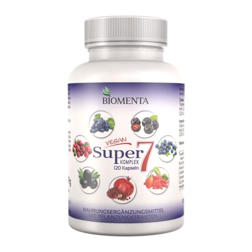BIOMENTA Super7 – 120 hochdosierte Multifrucht...
