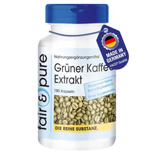 Fair & Pure® - Grüner Kaffee Extrakt 500mg - 180...