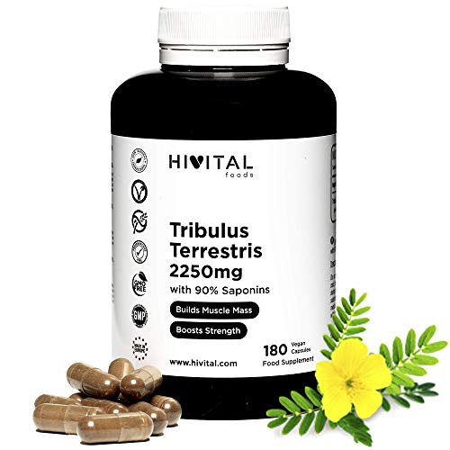 Tribulus Terrestris 2250 mg | 180 vegane Kapseln |...