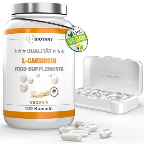 BIOTARY L-Carnosin 100 Kapseln, 1000 mg...