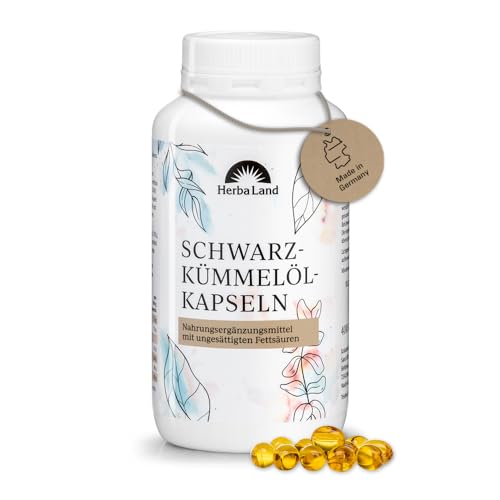 Herbaland Schwarzkümmelöl-Kapseln | 3000 mg...