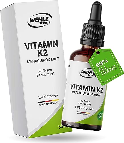 Vitamin K2 MK7 200µg 1850 Tropfen 50ml - Premium:...