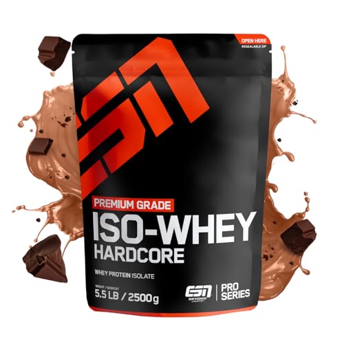 ESN IsoWhey Hardcore Proteinpulver, Chocolate, 2,5...