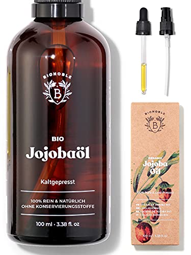 Bionoble Jojobaöl Bio 100ml - 100% Rein,...