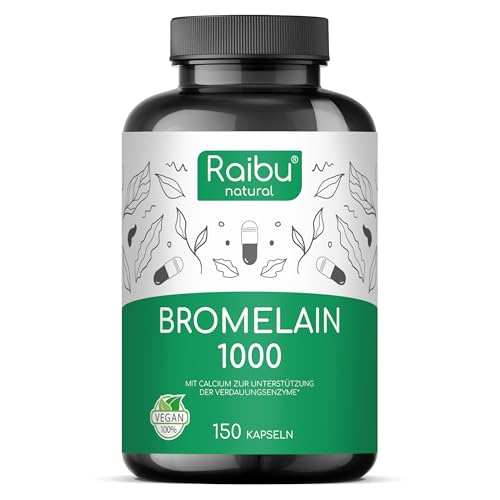 Raibu Bromelain | 1000 mg (5000 F.I.P.) | 150...