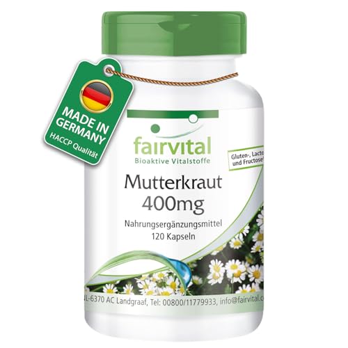 Fairvital | Mutterkraut 400 mg - 120 Kapseln für...