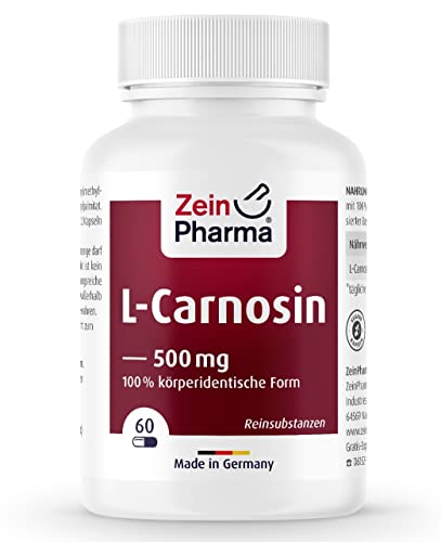 ZeinPharma L-Carnosin 500 mg 60 Kapseln –...