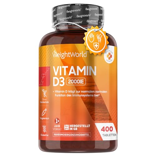 Vitamin D3 2000 I.E. - 400 Tabletten (1 Tablette/...