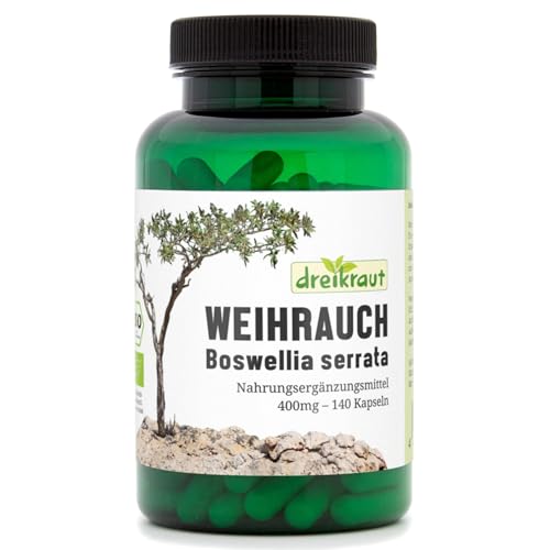 Weihrauch-Kapseln BIO, 140 Stück, 400mg,...