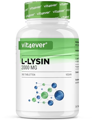 L-Lysin 2000-365 Tabletten - 1000 mg pro EINER...