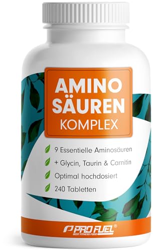 Aminosäuren Komplex hochdosiert - 240 Tabletten -...