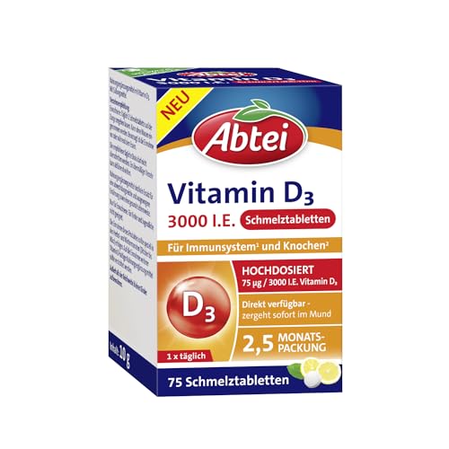 Abtei Vitamin D3 3000 I.E. - unterstützt...