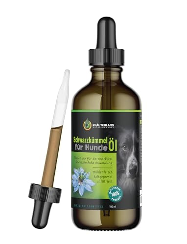 Kräuterland Schwarzkümmelöl für Hunde 100ml -...