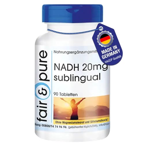 Fair & Pure® - NADH 20mg - 90 vegane Tabletten -...