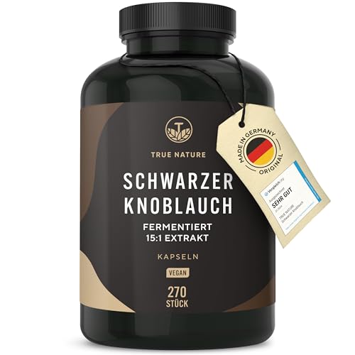 Schwarzer Knoblauch Extrakt (15:1) - 270 Kapseln...