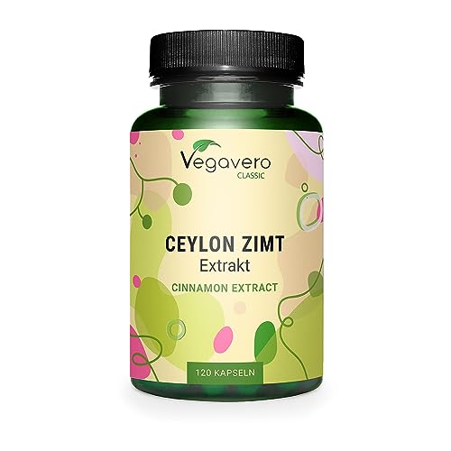 Ceylon ZIMT Kapseln | Hochdosiert: 2.500 mg (10:1...