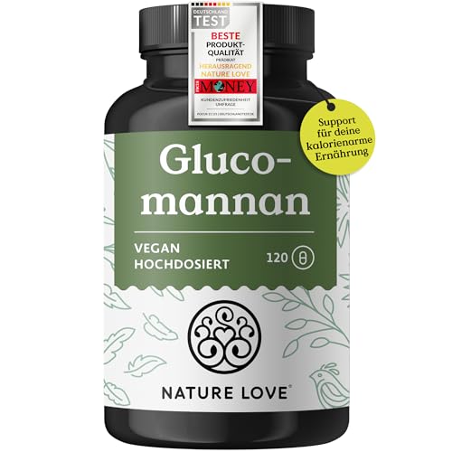 NATURE LOVE® Glucomannan aus der Konjak Wurzel -...