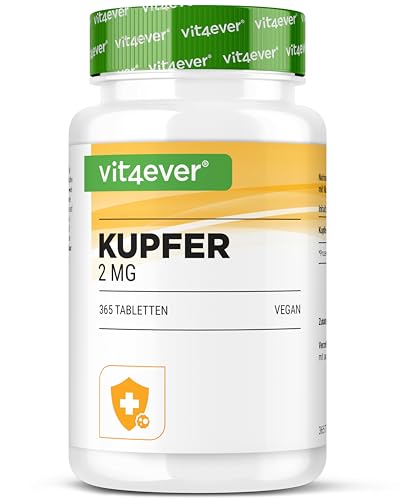 Kupfer - 365 Tabletten mit jeweils 2 mg - 1...