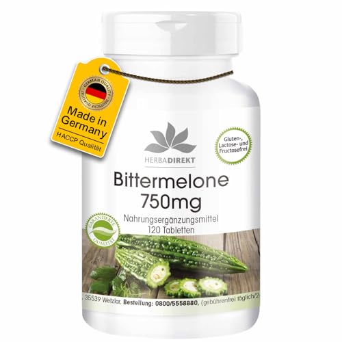 Bittermelone 750mg - 120 Tabletten - hochdosiert -...