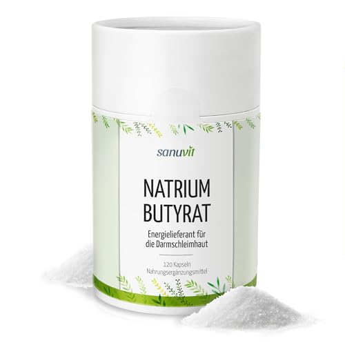 Sanuvit® Natriumbutyrat 500 mg pro Kapsel | 120...
