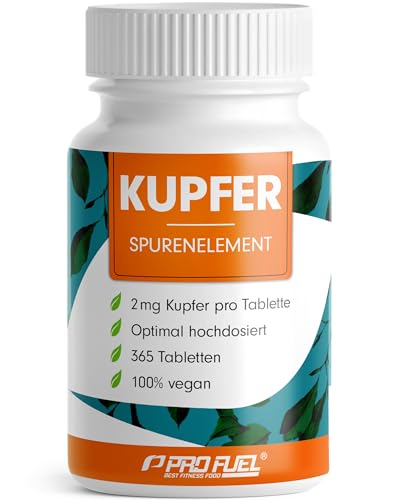 Kupfer Tabletten 365x mit 2 mg Kupfer aus...