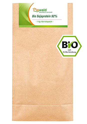 BIO Sojaprotein 92% - 1 kg Vorratspack, Soy...