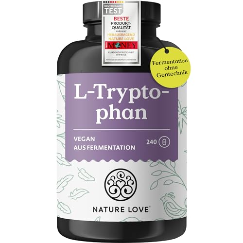 NATURE LOVE® L-Tryptophan - 240 Kapseln,...