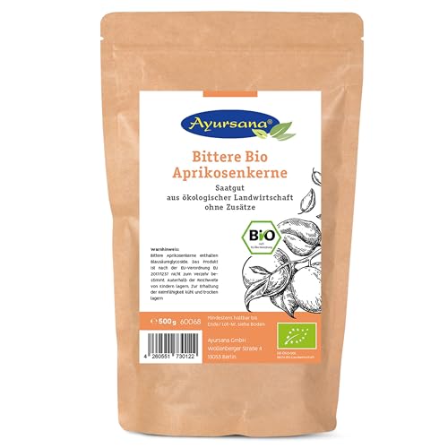 Ayursana Bittere Aprikosenkerne 500g - Saatgut -...