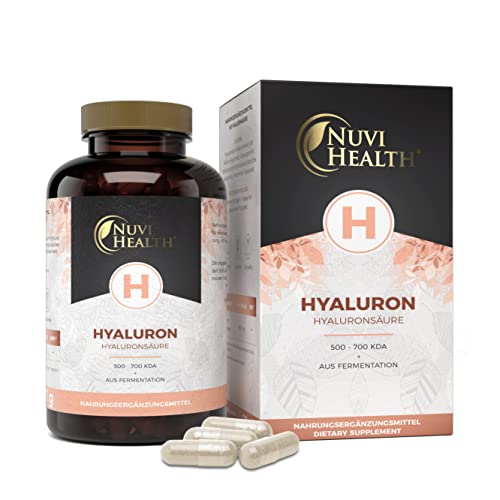 Hyaluronsäure Kapseln - Hochdosiert mit 500 mg -...