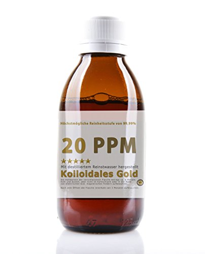 Natur Total Kolloidales Gold 500ml 20PPM -...