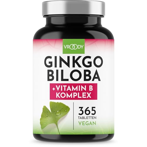 Ginkgo Biloba 6000mg pro Tablette, 365 Stück -...