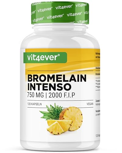Bromelain Intenso - 750 mg (2000 F.I.P) - 120...