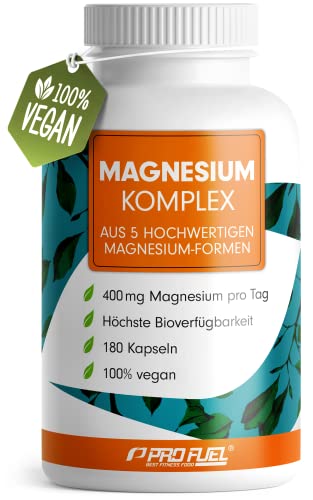 Magnesium Komplex 180 Kapseln, 400 mg elementares...