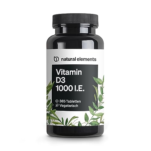 Vitamin D3 1000 I.E. – 365 Tabletten im...