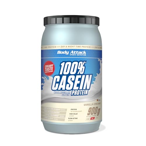 Body Attack 100% Casein Protein Vanilla Cream, 1er...