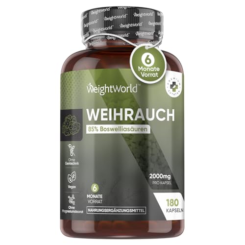 Weihrauchkapseln - 2000mg Boswellia Pulver je...