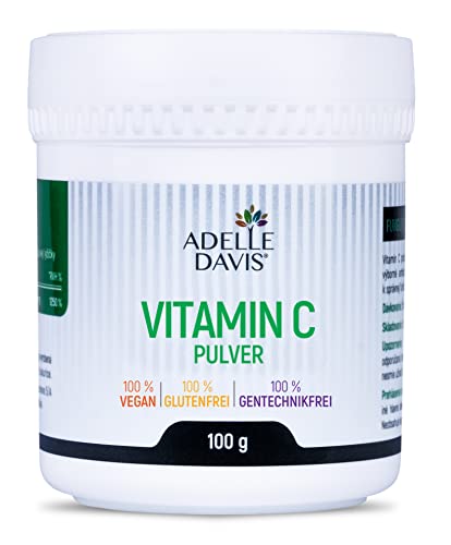 Adelle Davis® Vitamin C Pulver 100 Gramm - Reine...