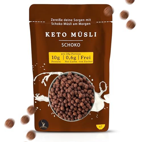 Keto Müsli Schoko, Protein Cerealien, Für Low...