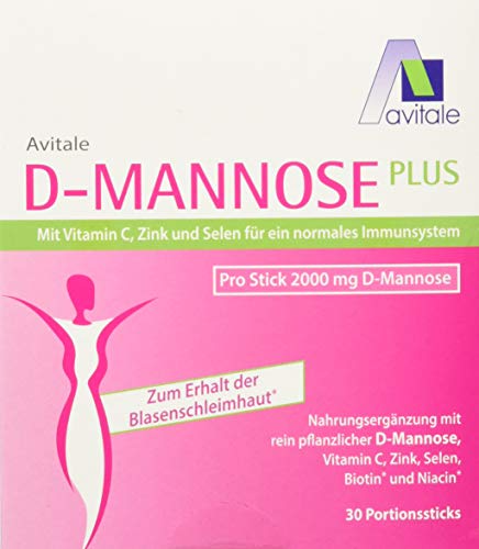 Avitale D-Mannose Plus 2000 mg Stick mit Niacin...