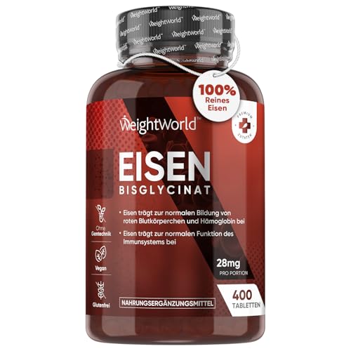 Eisentabletten - 400 Tabletten - Für Immunsystem,...