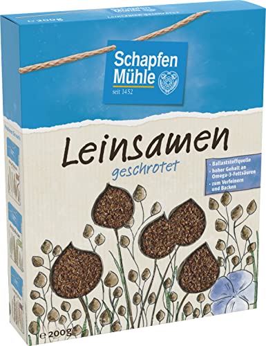 Schapfen Mühle Leinsamen geschrotet, 200 g...