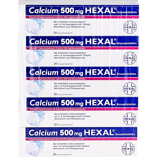 CALCIUM 500 HEXAL Brausetabletten 100 St