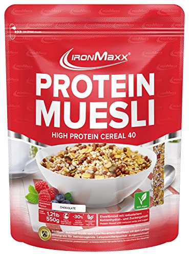 IronMaxx Protein Müsli - Schokolade 550g Beutel |...