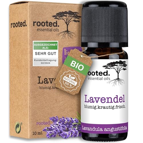 rooted.® BIO Lavendelöl [100% NATURREIN] -...