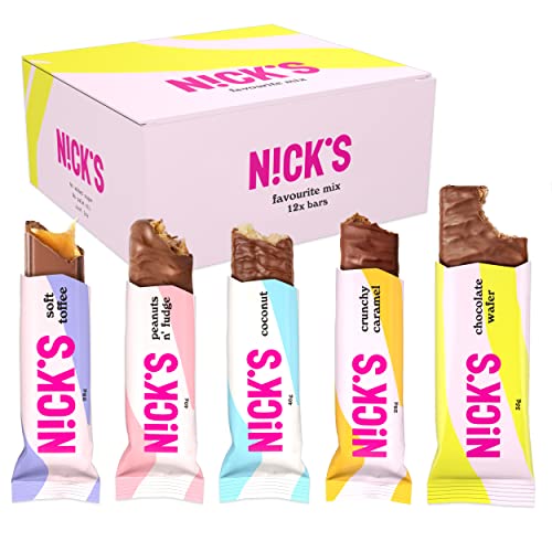 NICKS Schokolade Keto Riegel Favoriten Mix mit...