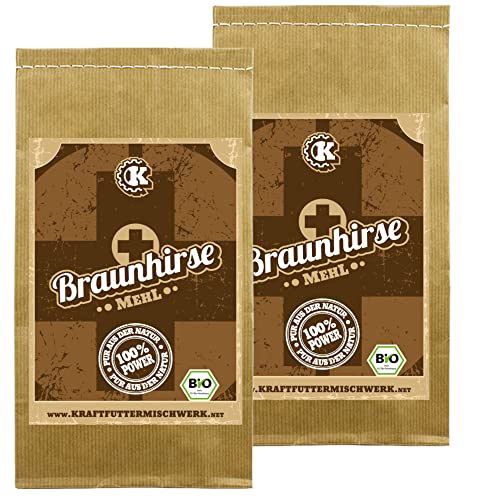 Braunhirse 2x1kg fein vermahlen - Rohkost aus...