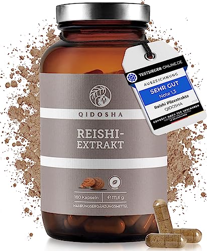 QIDOSHA® Reishi Extrakt Kapseln, TESTSIEGER...