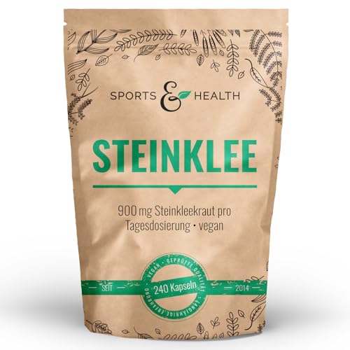 Steinklee Kapseln – 240 Kapseln - Vegan - Frei...