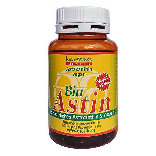 Astaxanthin I 100 Kapseln vegan I Ivarssons...